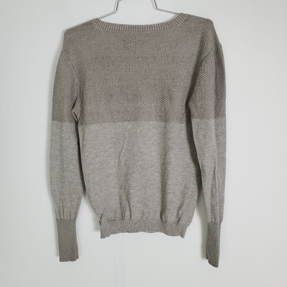 Betabrand Silver Shield Gray Sweater - Picture 8 of 8